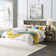 Load image into Gallery viewer, Homestyles Mountain Lodge Gray King Headboard and Nightstand