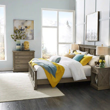 Load image into Gallery viewer, Homestyles Mountain Lodge Gray King Bed, Nightstand and Chest