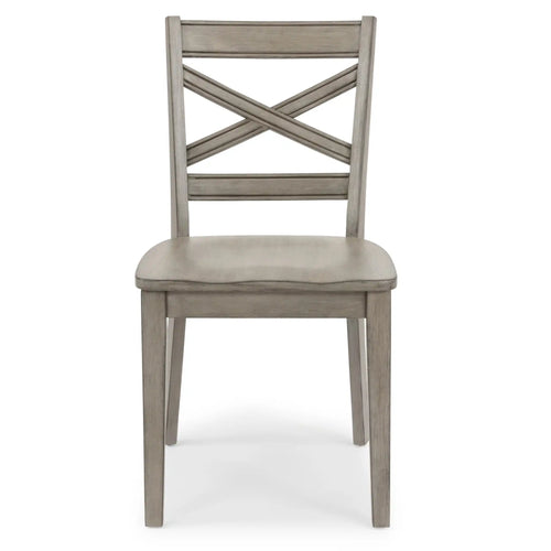 Homestyles Mountain Lodge Gray Dining Chair Pair