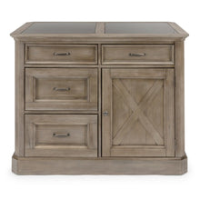 Load image into Gallery viewer, Homestyles Mountain Lodge Gray Kitchen Island