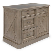 Load image into Gallery viewer, Homestyles Mountain Lodge Gray Kitchen Island