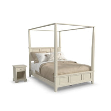 Load image into Gallery viewer, Homestyles Naples Off-White Queen Bed and Nightstand