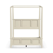 Load image into Gallery viewer, Homestyles Naples Off-White Queen Canopy Bed