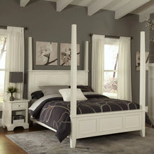 Load image into Gallery viewer, Homestyles Naples Off-White Queen Bed and Nightstand