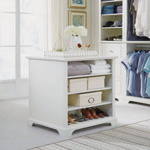 Load image into Gallery viewer, Homestyles Naples Off-White Storage Island