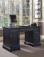 Load image into Gallery viewer, Homestyles Bedford Black Pedestal Desk