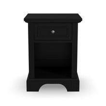 Load image into Gallery viewer, Homestyles Bedford Black Nightstand