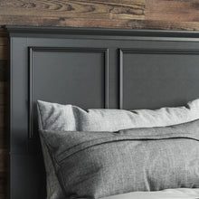 Load image into Gallery viewer, Homestyles Bedford Black Queen Bed