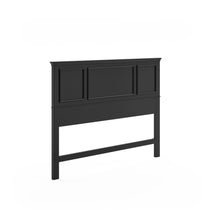 Load image into Gallery viewer, Homestyles Bedford Black Queen Headboard and Two Nightstands