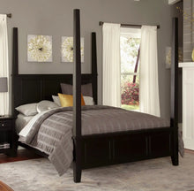 Load image into Gallery viewer, Homestyles Bedford Black King Poster Bed