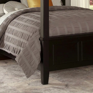 Homestyles Bedford Black King Poster Bed