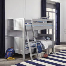 Load image into Gallery viewer, Homestyles Venice Gray Twin Over Twin Bunk Bed