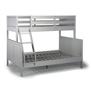 Homestyles Venice Gray Twin Over Full Bunk Bed