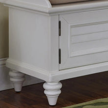 Load image into Gallery viewer, Homestyles Bermuda Off-White Storage Bench