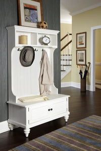 Homestyles Bermuda Off-White Hall Tree