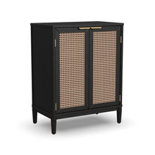 Load image into Gallery viewer, Homestyles Brentwood Black Bar Cabinet