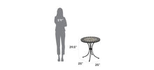 Load image into Gallery viewer, Homestyles Laguna Black Outdoor Bistro Table