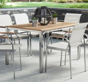 Homestyles Aruba Brown Outdoor Dining Table