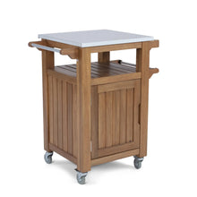 Load image into Gallery viewer, Homestyles Maho Brown Outdoor Kitchen Cart