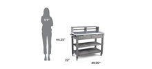 Load image into Gallery viewer, Homestyles Maho Gray Potting Bench