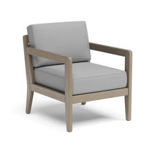 Load image into Gallery viewer, Homestyles Sustain Gray Outdoor Lounge Armchair Pair and End Table
