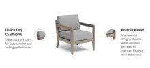 Load image into Gallery viewer, Homestyles Sustain Gray Outdoor Lounge Armchair