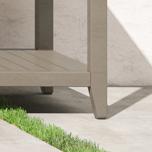 Homestyles Sustain Gray Outdoor Sofa Table