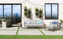 Load image into Gallery viewer, Homestyles Sustain Gray Outdoor Sofa 3-Piece Set