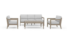 Load image into Gallery viewer, Homestyles Sustain Gray Outdoor Sofa 4-Piece Set