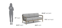 Load image into Gallery viewer, Homestyles Sustain Gray Outdoor Sofa