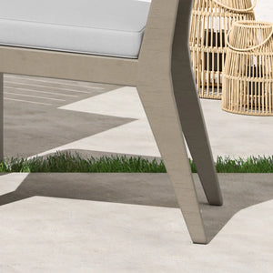 Homestyles Sustain Gray Outdoor Dining Chair Pair