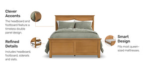 Homestyles Oak Park Brown Queen Bed