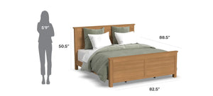 Homestyles Oak Park Brown King Bed