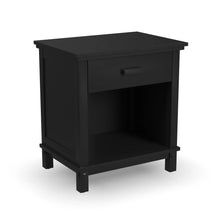 Load image into Gallery viewer, Homestyles Oak Park Black Nightstand