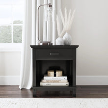 Load image into Gallery viewer, Homestyles Oak Park Black Nightstand