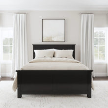 Load image into Gallery viewer, Homestyles Oak Park Black Queen Bed