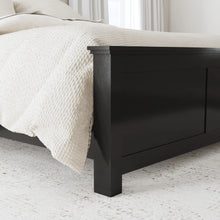 Load image into Gallery viewer, Homestyles Oak Park Black King Bed, Two Nightstands and Dresser