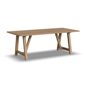 Homestyles Trestle Brown Dining Table