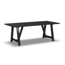 Load image into Gallery viewer, Homestyles Trestle Black Dining Table