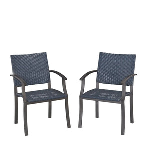 Homestyles Cumberland Stone Gray Chair (Set of 2)