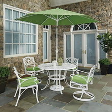 Load image into Gallery viewer, Homestyles Sanibel White 6 Piece Outdoor Dining Set