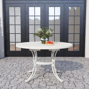 Homestyles Sanibel White Outdoor Dining Table