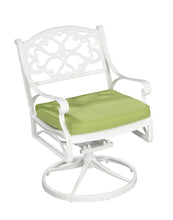 Load image into Gallery viewer, Homestyles Sanibel White Outdoor Swivel Chair