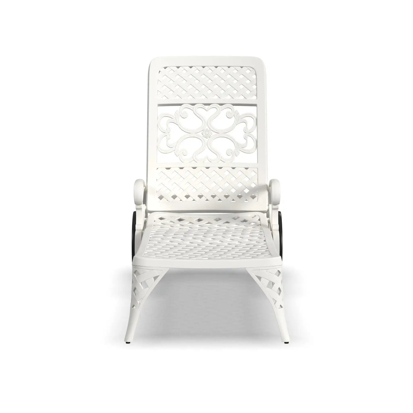 Homestyles Sanibel White Outdoor Chaise Lounge