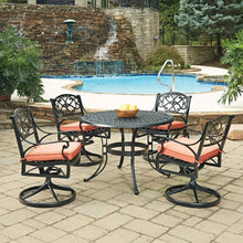 Load image into Gallery viewer, Homestyles Sanibel Black 5 Piece Outdoor Dining Set