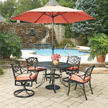 Load image into Gallery viewer, Homestyles Sanibel Black 6 Piece Outdoor Dining Set