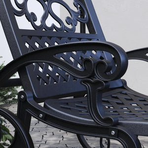Homestyles Sanibel Black Outdoor Chaise Lounge