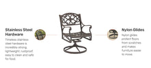 Load image into Gallery viewer, Homestyles Sanibel Bronze Outdoor Swivel Rocking Chair