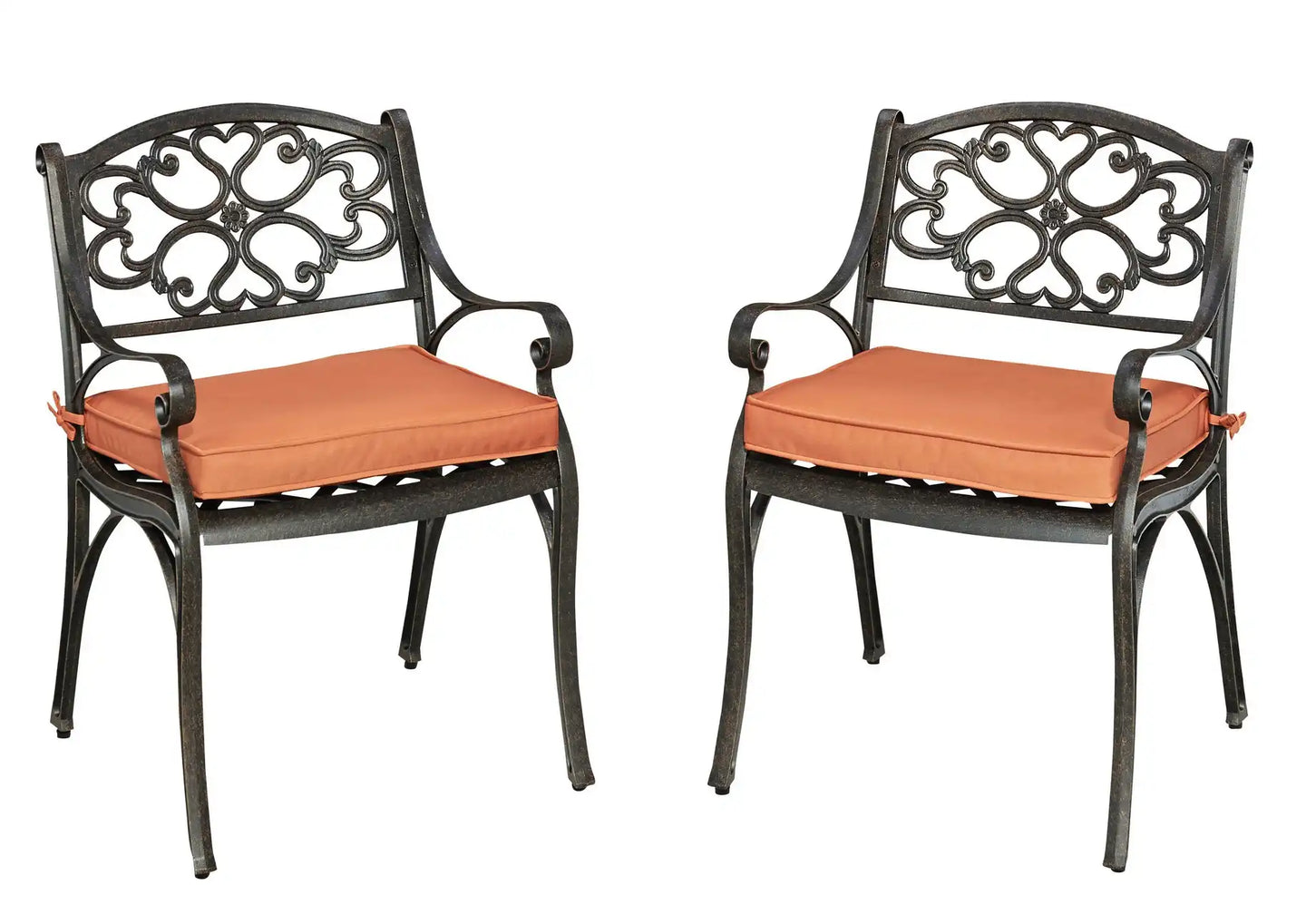 Homestyles Sanibel Bronze Outdoor Chair Pair