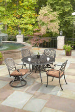 Load image into Gallery viewer, Homestyles Capri Charcoal 5 Piece Outdoor Dining Set